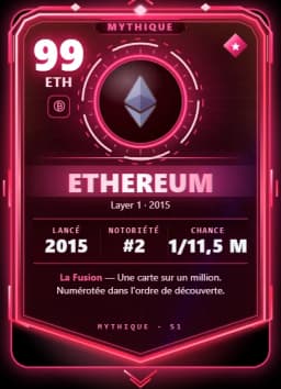 Carte Mythique Ethereum « La Fusion »
